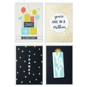 Hallmark Birthday and Thank-You Cards, Modern Assortment, 12 ct. PSD FILE